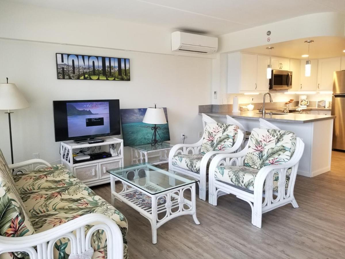 Ilikai Tower One Bedroom Lagoon View Waikiki Condos With Lanai & Free Wifi Honolulu Pokój zdjęcie