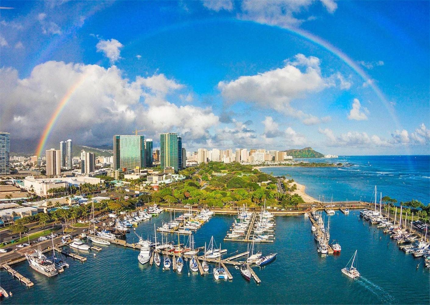 Ilikai Tower One Bedroom Lagoon View Waikiki Condos With Lanai & Free Wifi Honolulu Pokój zdjęcie