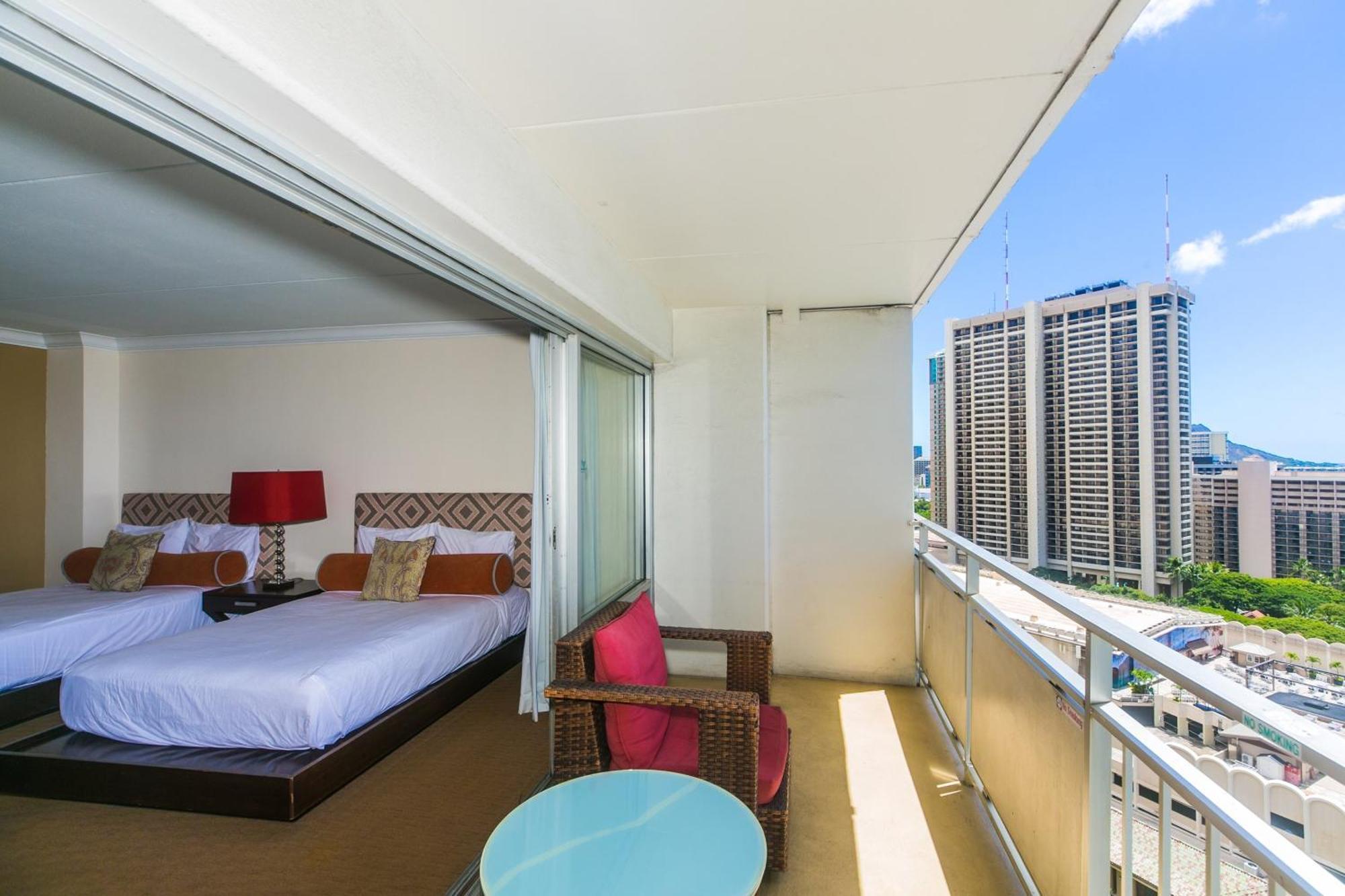 Ilikai Tower One Bedroom Lagoon View Waikiki Condos With Lanai & Free Wifi Honolulu Pokój zdjęcie