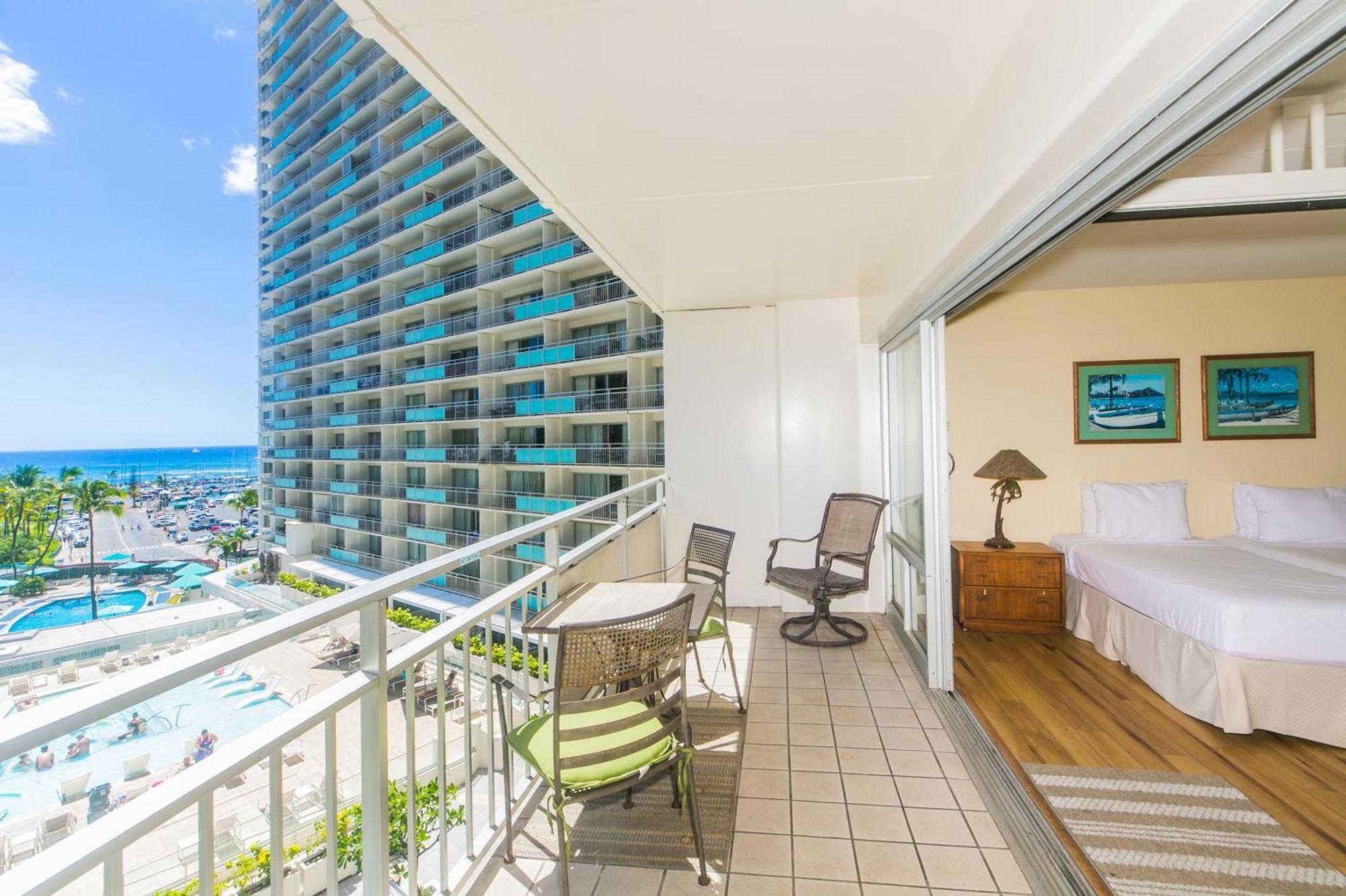 Ilikai Tower One Bedroom Lagoon View Waikiki Condos With Lanai & Free Wifi Honolulu Pokój zdjęcie