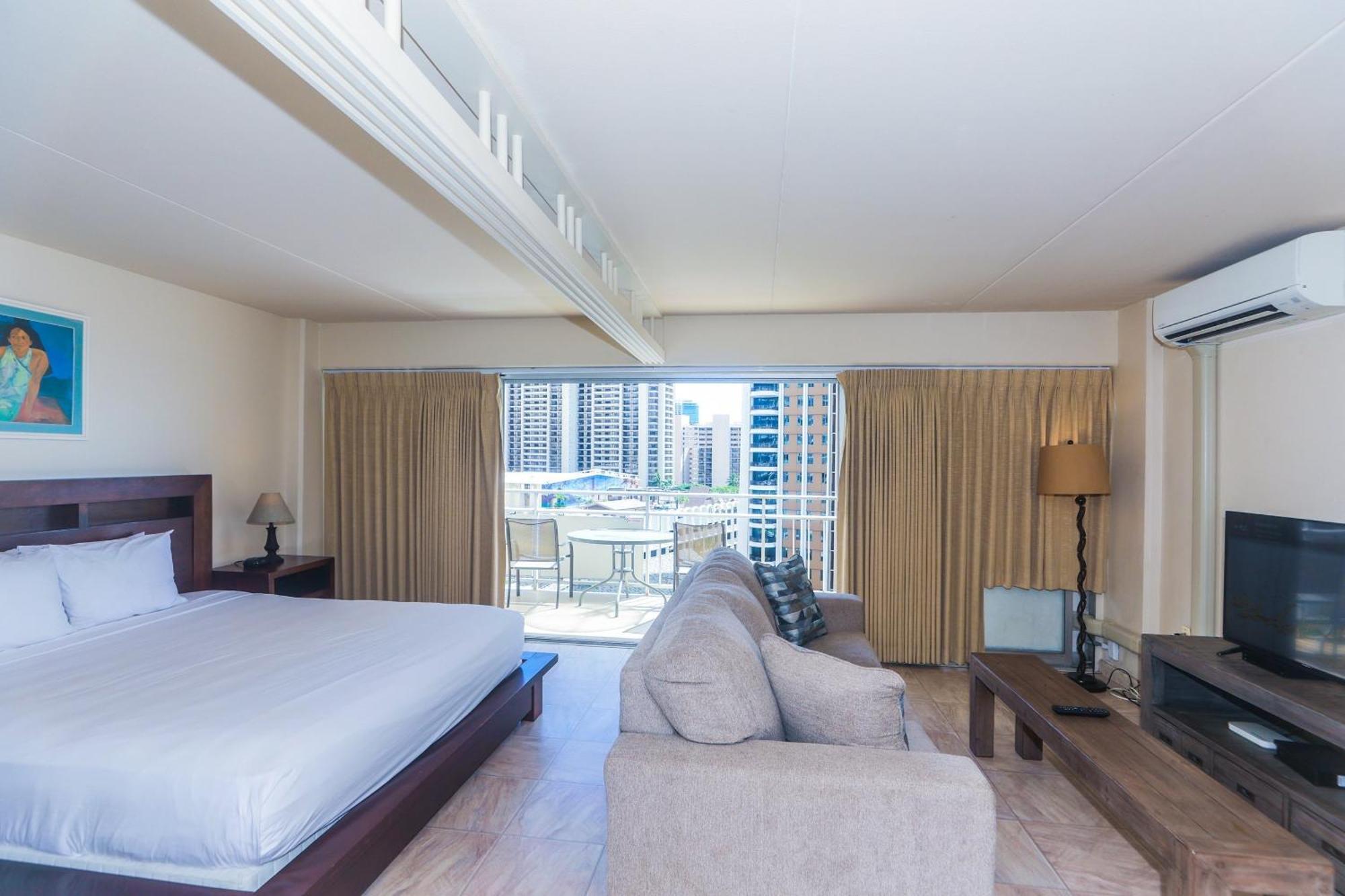 Ilikai Tower One Bedroom Lagoon View Waikiki Condos With Lanai & Free Wifi Honolulu Pokój zdjęcie